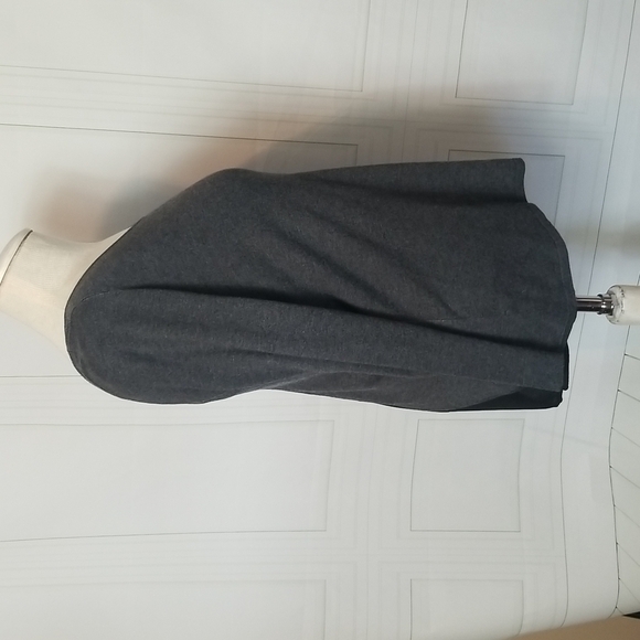 Torrid SZ 00 /Womens M/L Sweatshirt NEW Gray & Black Splt Back Lagenlook Layered - Picture 7 of 12
